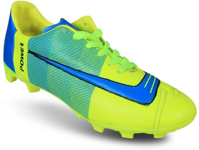 

Kwickk Power PVC Football Shoes For Men(Green, Blue, Fluorescent green