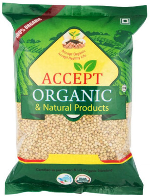 

ACCEPT ORGANIC Natural 100% Organic Coriander Seeds/Khada Dhaniya - 250 GM(250 g)