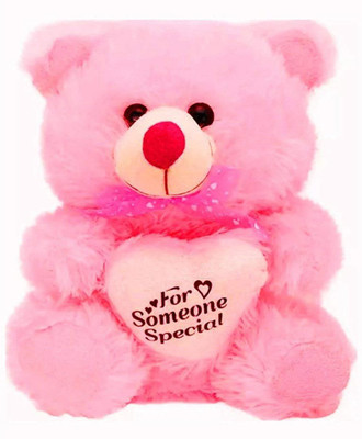 

Nihan Enterprises Pink Stuffed Soft Tedddy Bear - 30 cm(Pnik)