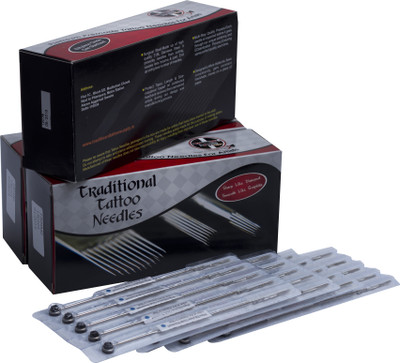 

Traditional Tattoo Supply Platinum Needles Pack Of 50 (9RL) Disposable Round Liner Tattoo Needles(Pack of 50)