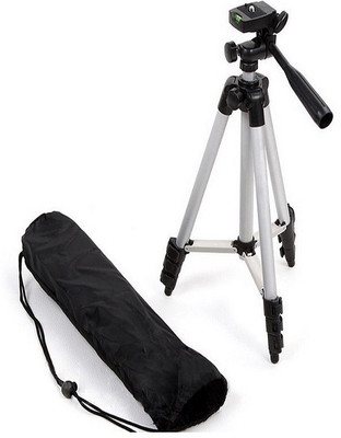 

nick jones 3Way Head Mobile Phone Camera Stand Holder Tripod Kit Tripod, Tripod Kit (Multicolor, Supports Up to 1000 g) Tripod(Silver, Supports Up to 1500 g)