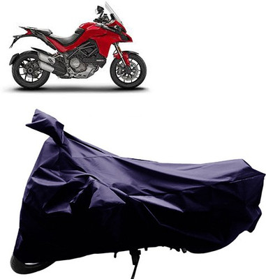 GoldRich Two Wheeler Cover for Ducati(Blue)