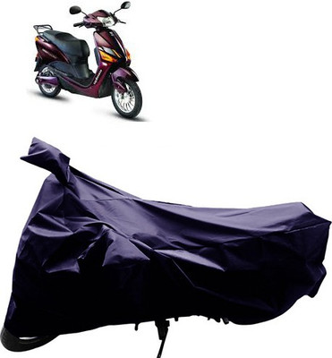 QualityBeast Two Wheeler Cover for Hero(Electric Optima, Blue)