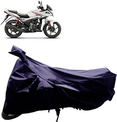GoldRich Two Wheeler Cover for Hero(Blue)