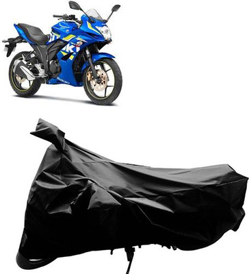 QualityBeast Two Wheeler Cover for Suzuki(Black)