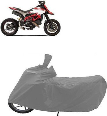 QualityBeast Two Wheeler Cover for Ducati(Hypermotard, Grey)
