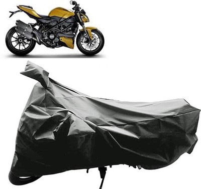 GoldRich Two Wheeler Cover for Ducati(Grey)