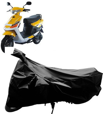 QualityBeast Two Wheeler Cover for Indus(Yo Style, Black)