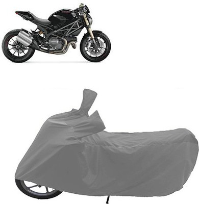 QualityBeast Two Wheeler Cover for Ducati(Grey)