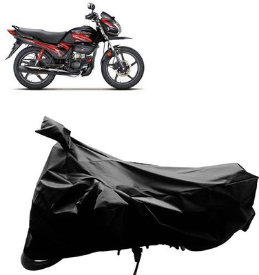GoldRich Two Wheeler Cover for Hero(Passion Pro TR, Black)