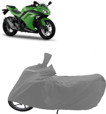 GoldRich Two Wheeler Cover for Kawasaki(Ninja 250, Grey)