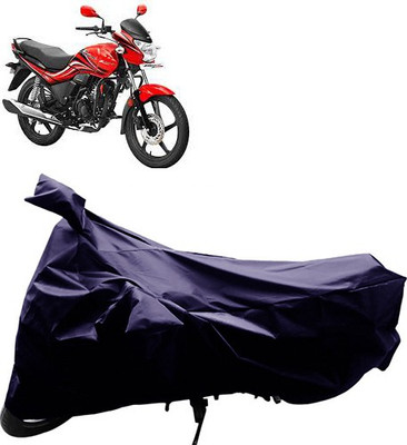 GoldRich Two Wheeler Cover for Hero(Blue)