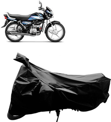 GoldRich Two Wheeler Cover for Hero(HF Deluxe, Black)