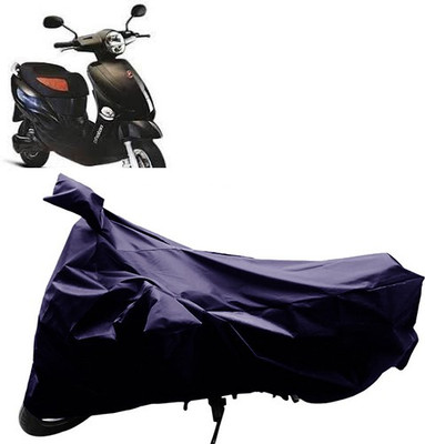 QualityBeast Two Wheeler Cover for Hero(Electric Zippy, Blue)