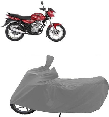 QualityBeast Two Wheeler Cover for Bajaj(Discover 125 DTS-i, Grey)