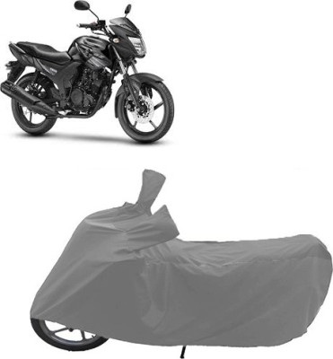 QualityBeast Two Wheeler Cover for Yamaha(Grey)