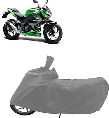 QualityBeast Two Wheeler Cover for Kawasaki(Z250, Grey)