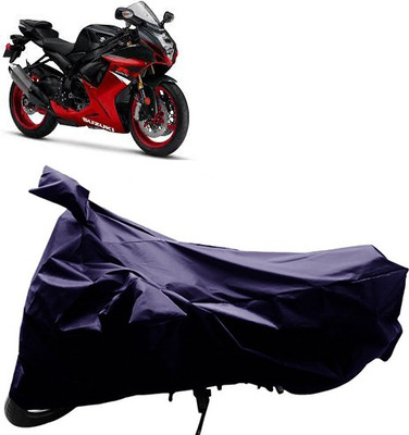 GoldRich Two Wheeler Cover for Suzuki(GSX, Blue)