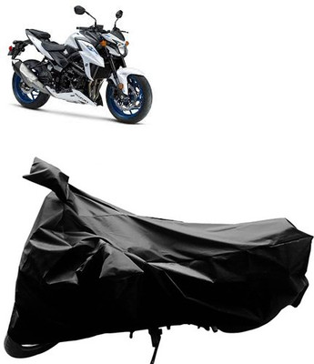 GoldRich Two Wheeler Cover for Suzuki(Black)