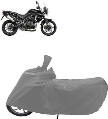 QualityBeast Two Wheeler Cover for Triumph(Tiger 800 XR, Grey)