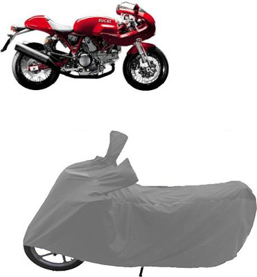 QualityBeast Two Wheeler Cover for Ducati(Grey)