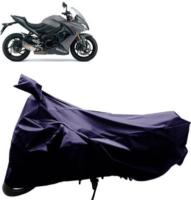 GoldRich Two Wheeler Cover for Suzuki(Blue)