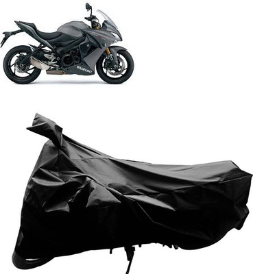 QualityBeast Two Wheeler Cover for Suzuki(Black)