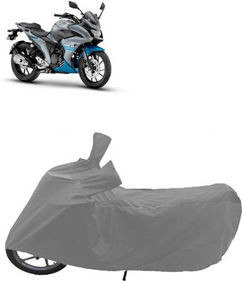 QualityBeast Two Wheeler Cover for Yamaha(Gladiator, Grey)