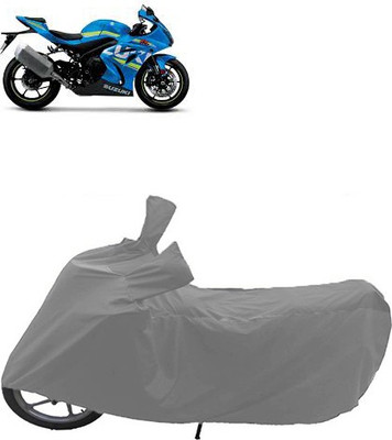 QualityBeast Two Wheeler Cover for Suzuki(Let's, Grey)