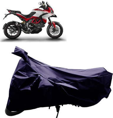 GoldRich Two Wheeler Cover for Ducati(Blue)