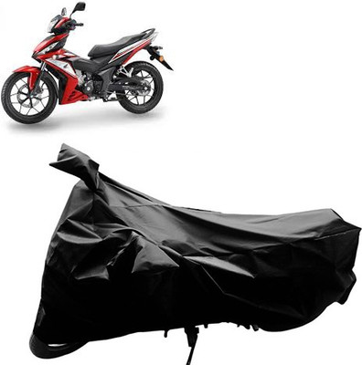 QualityBeast Two Wheeler Cover for Aprilia(Black)