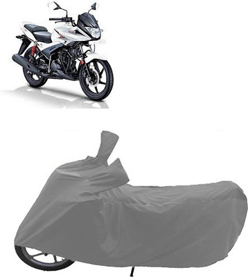 QualityBeast Two Wheeler Cover for Hero(Ignitor, Grey)