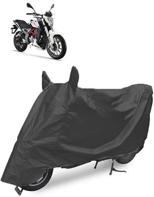 Royalrich Two Wheeler Cover for DSK Benelli(TNT 25, Black)