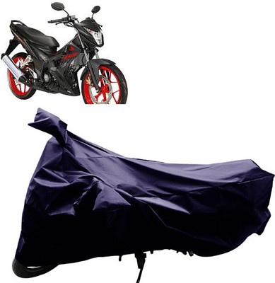 GoldRich Two Wheeler Cover for Aprilia(Blue)