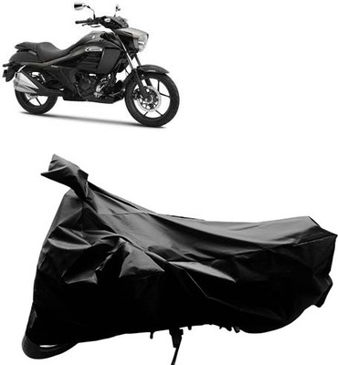 QualityBeast Two Wheeler Cover for Suzuki(Black)