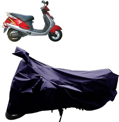 GoldRich Two Wheeler Cover for Kinetic(Nova, Blue)