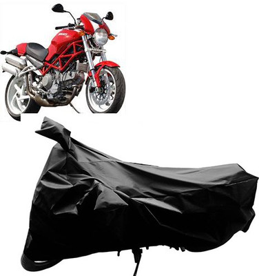 QualityBeast Two Wheeler Cover for Ducati(Black)