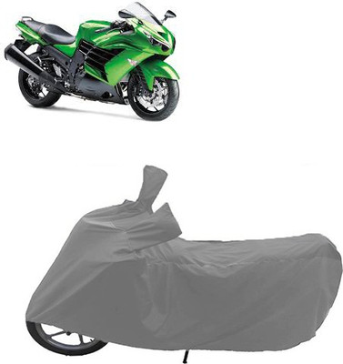 QualityBeast Two Wheeler Cover for Kawasaki(Grey)
