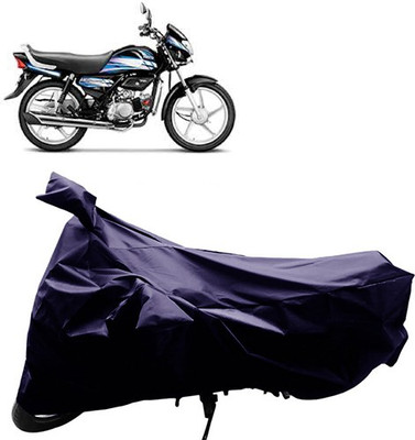 GoldRich Two Wheeler Cover for Hero(HF Deluxe, Blue)