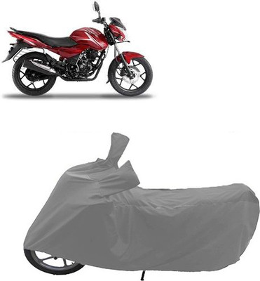 GoldRich Two Wheeler Cover for Bajaj(Grey)