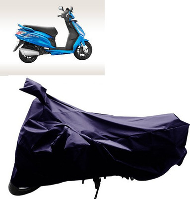 QualityBeast Two Wheeler Cover for Hero(Blue)