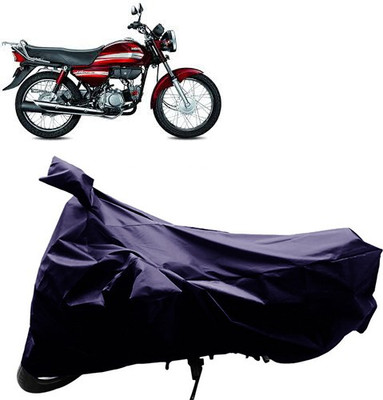 GoldRich Two Wheeler Cover for Hero(HF Dawn, Blue)