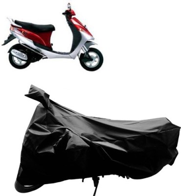 QualityBeast Two Wheeler Cover for Kinetic(Black)