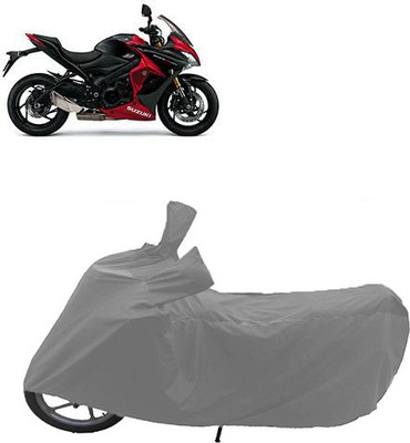 QualityBeast Two Wheeler Cover for Suzuki(Grey)