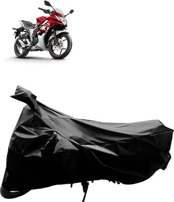 QualityBeast Two Wheeler Cover for Suzuki(Gixxer SF, Black)