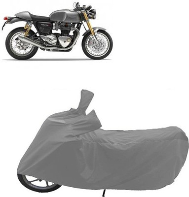 QualityBeast Two Wheeler Cover for Triumph(Grey)