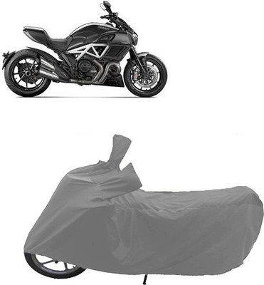 GoldRich Two Wheeler Cover for Ducati(Grey)