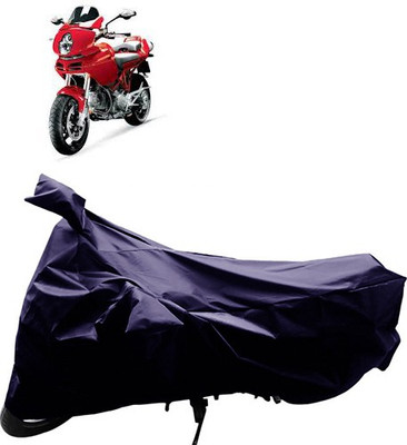 QualityBeast Two Wheeler Cover for Ducati(Blue)