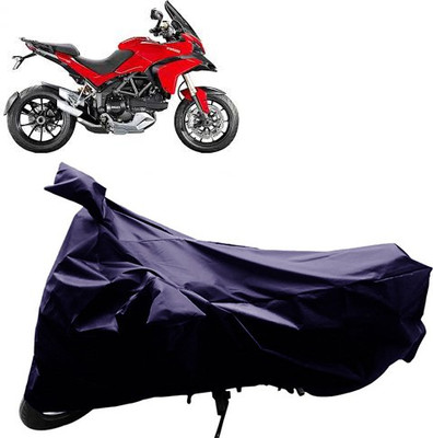 QualityBeast Two Wheeler Cover for Ducati(Multistrada, Blue)