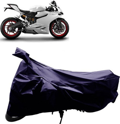 QualityBeast Two Wheeler Cover for Ducati(Blue)
